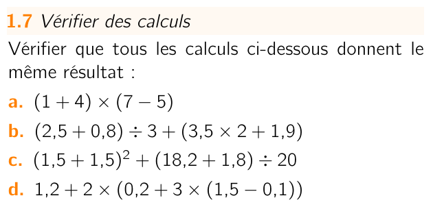 Exercice 1.7